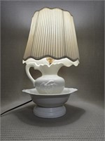 Ceramic Pitcher & Wash Basin Lamp