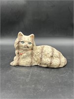 Vintage Fair Prize Chalkware CAT Laying Down