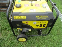 823) Champion 6855wt generator - runs good