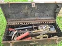 897) tool box w/cutting torches