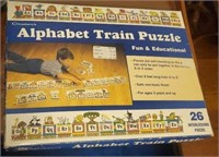 Alphabet train puzzle