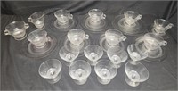 35 pcs of Misc Clear Dishes
