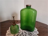 Vintage/antique Water Bottle and Mist Sprayer.