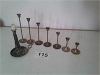 BRASS CANDLE HOLDERS