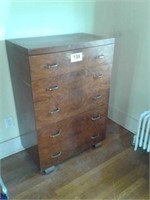 1940s 5 drawer chest of drawers