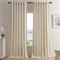 Timeper Velvet Curtains W52 x L108  2 Panels