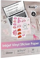 Koala Printable Vinyl Sticker Paper for Inkjet