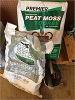 Peat Moss, Grass Seed/Spreader
