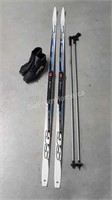 CROSS-COUNTRY SKIS + BOOTS