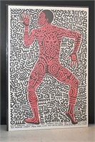 Keith Haring Gallery Poster "Into 84, Tony Shefra