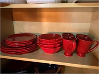 Red Plates/Bowls/Mugs