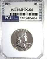 1963 Franklin PR69 DCAM LISTS $5000