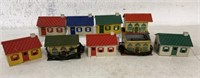 9 Tin Buildings -Train Houses, Whistle Stations