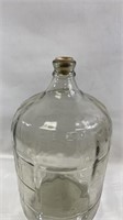 Vintage glass 5 gallon Jug