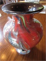 Heavy Art Glass Vase