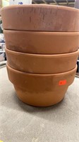 4-8inch clay half pots