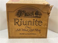 3 PACK OF RIUNITE WINE WOOD GIFT BOXES