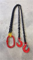 New 5/16", 7ft G80 Chain Double Sling