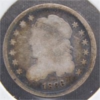 1836 Half Dime Large 5 Cent.