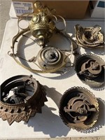 Grouping of Assorted Lamp Parts
