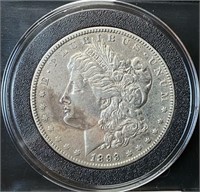 1893 Morgan Silver Dollar (AU50)