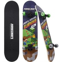 Minecraft 31 Skateboard with grip tape