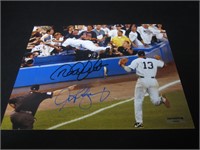 YANKEES JETER A-ROD SIGNED 8X10 PHOTO GAA COA