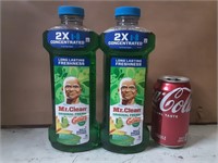 2 New 23oz Mr.Clean x Gain Multisurface Cleaner