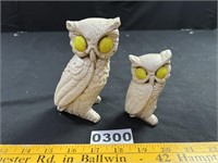 MCM Owl Figurines