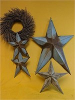 Primitive walldecor stars 8"-20"