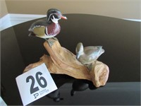 Ducks on Driftwood Artwork