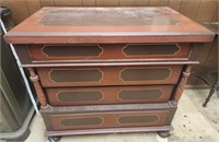 Antique Painted  4 drawer dresser