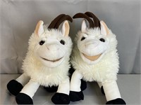2 Goat Hand Puppets