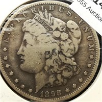 1898 S Morgan Silver Dollar $1