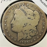 1903 S Morgan Silver Dollar $1