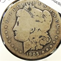 1903 S Morgan Silver Dollar $1