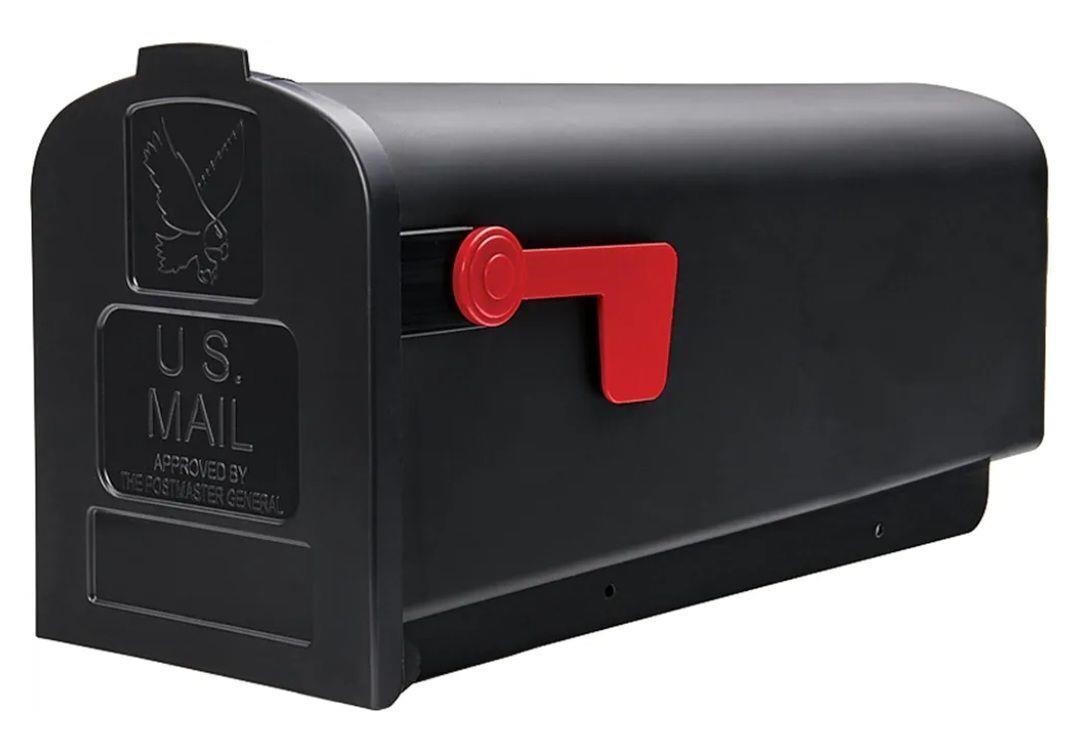 Architectural Mailbox Black Plastic Mailbox