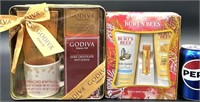 Sealed Godiva's & Burt's Bees Gift Sets