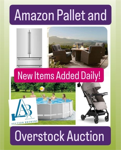 AMAZON PALLET and OVERSTOCK More Items Coming Soon ends 6-24