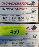 WINCHESTER 12 GA, 7.5 SHOT, 2 BOXES 25 RDS EA