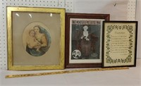 3 frames including early Eastlake gold filigree