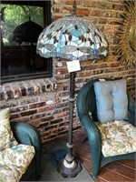 BEAUTIFUL TIFFANY STYLE FLOOR LAMP