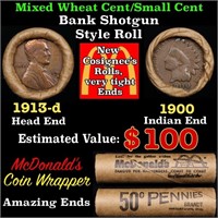 Small Cent Mixed Roll Orig Brandt McDonalds Wrappe