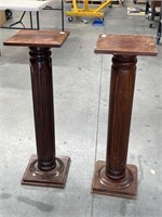 2 x Vintage Pedestals H980mm