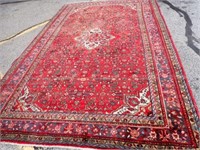 140x92 RED ORIENTAL RUG