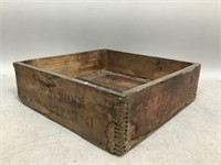 The American Tobacco Co Knox PA Wooden Crate