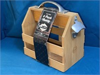 Wooden 6-Pack Caddy