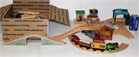 Thomas The Tank Wood Railroad Set