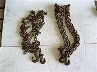 14’x3/16 and 10’x1/4 chains