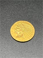1910 $2.50 Indian Gold Coin